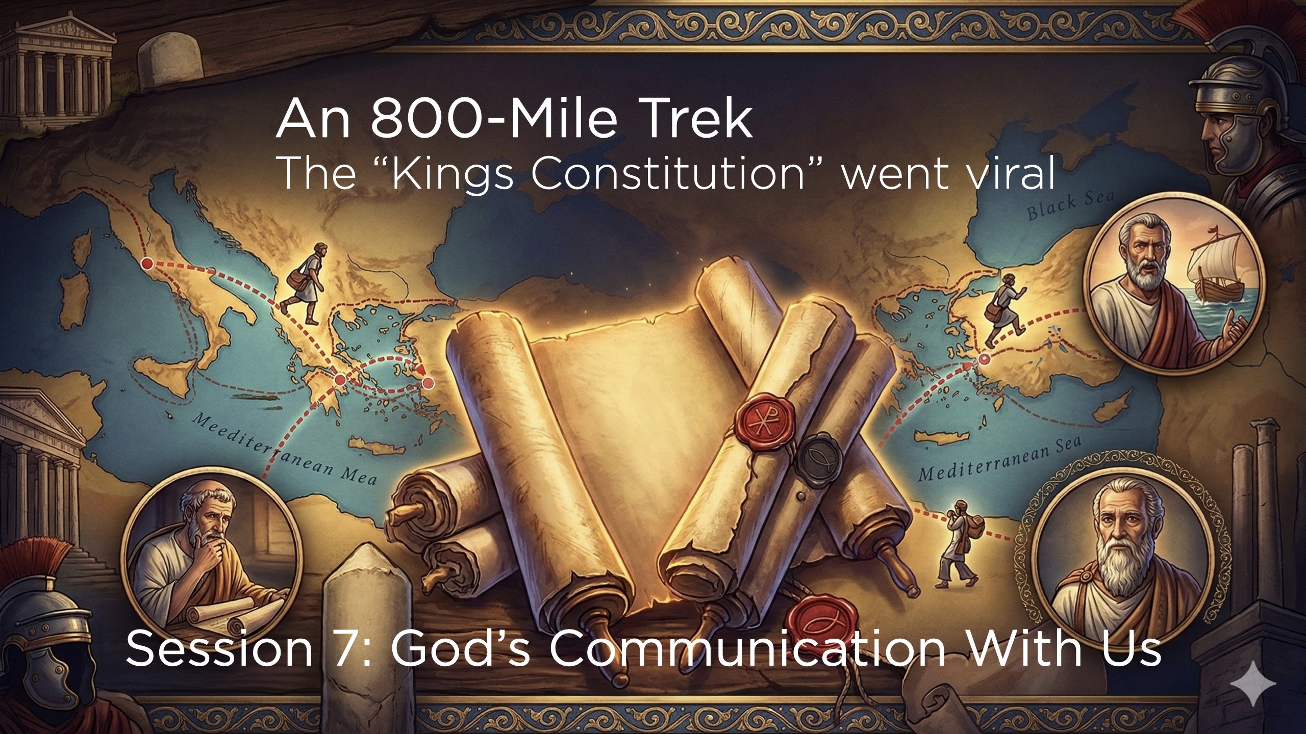 The 800 mile trek of the King's constituion